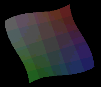 sin(x*y); x in [-pi/2,pi/2], y in [-pi/2,pi/2] in VRML Snapshot